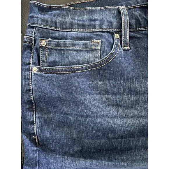 Nanette Lepore Belle High Rise Slim Straight Denim Jeans Women's Size 20 NWT - Picture 3 of 6